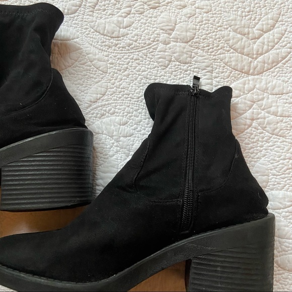 ASOS BLACK BOOTIES, Size EU 38 - Picture 3 of 8